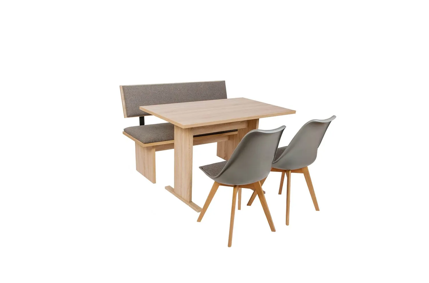 Kundler Home Die Stilvolle Essgruppe 4-tlg. Bank Stühle Tisch