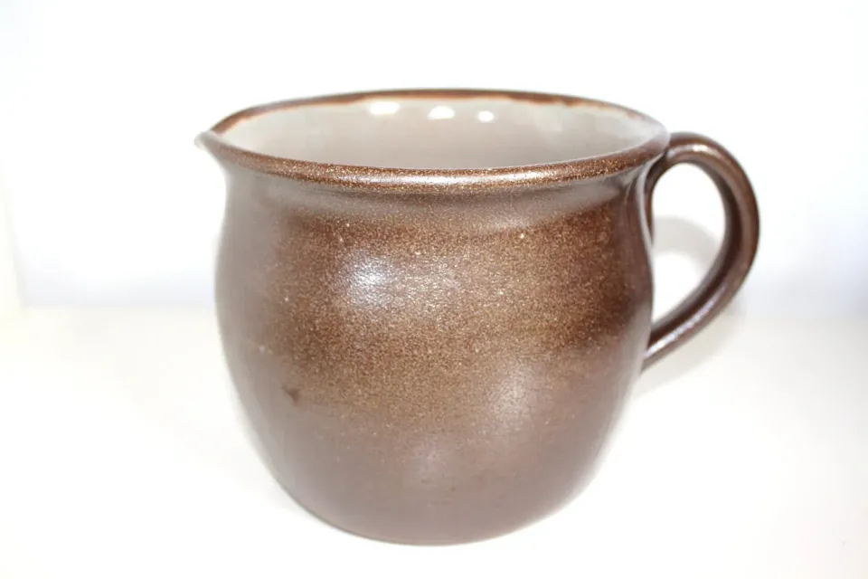 Mon Ami(e) Vintage Krug Steinzeug Handarbeit shabby 14 cm