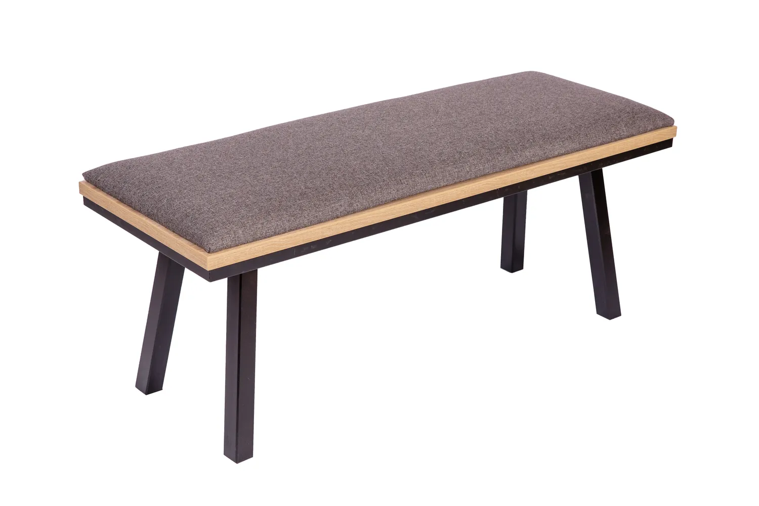 Kundler Home Die Elegante Sitzbank 125 cm mit Lehne