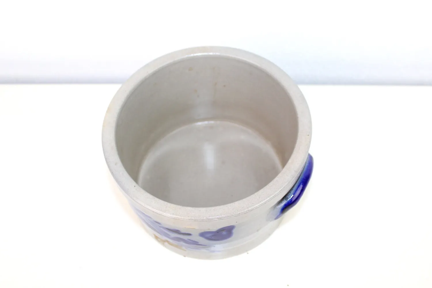 Mon Ami(e) Vintage Krug Steinzeug blau grau 10,5 cm