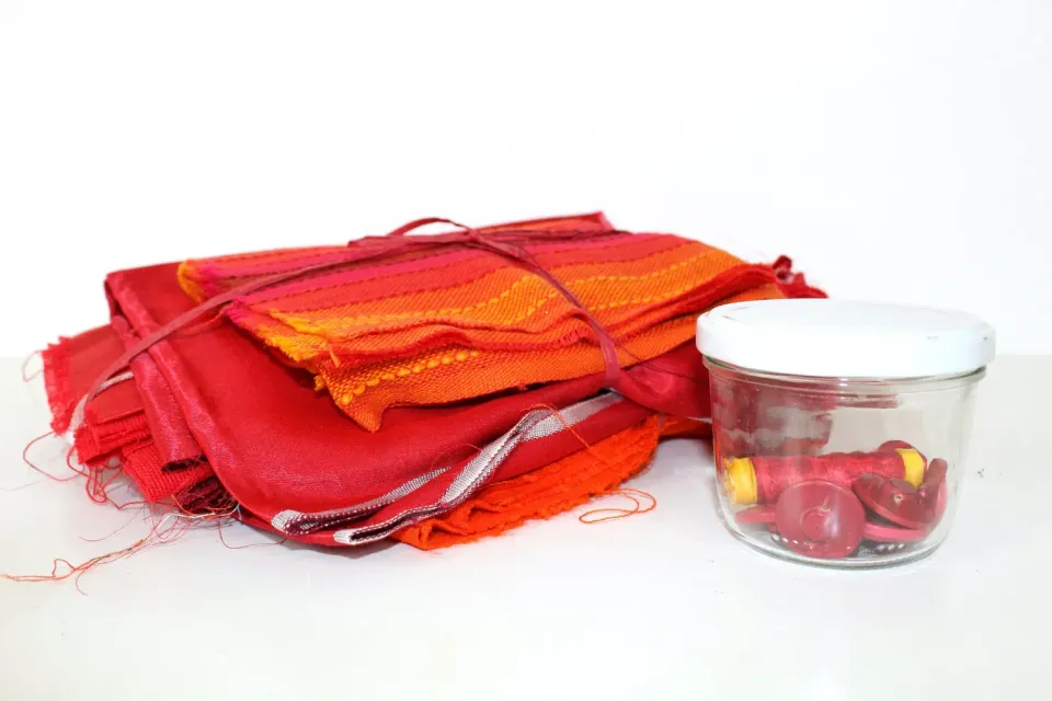 Mon Ami(e) Vintage Stoffpaket rot 1960 Nähset vintage
