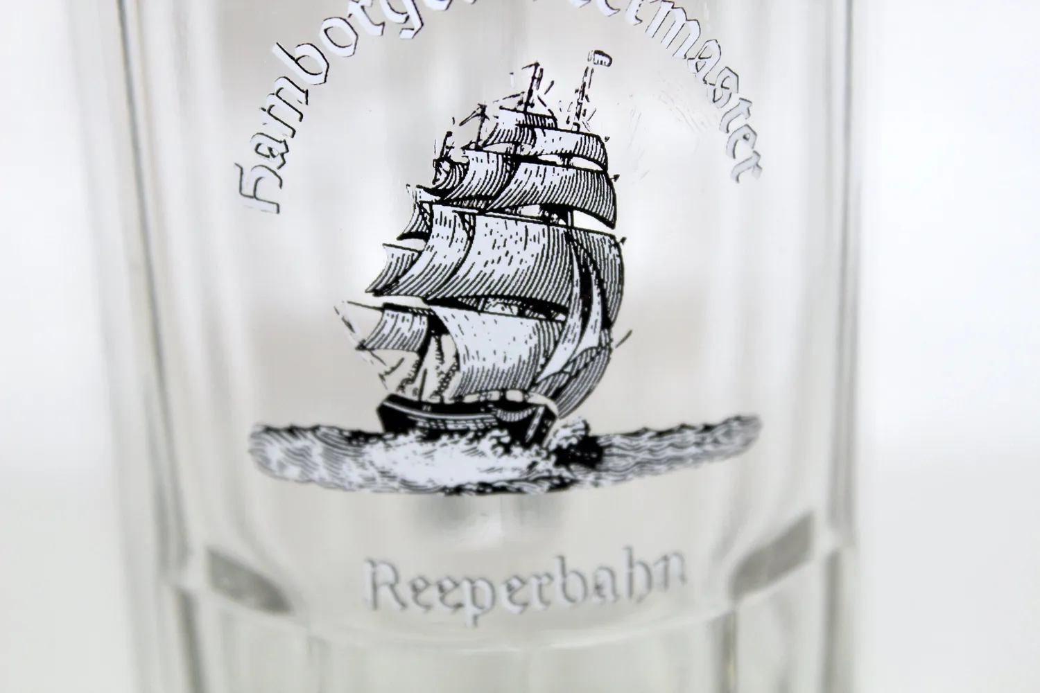 Mon Ami(e) Vintage Hamborger Veermaster Bierglas, 0,4 l, Reeperbahn