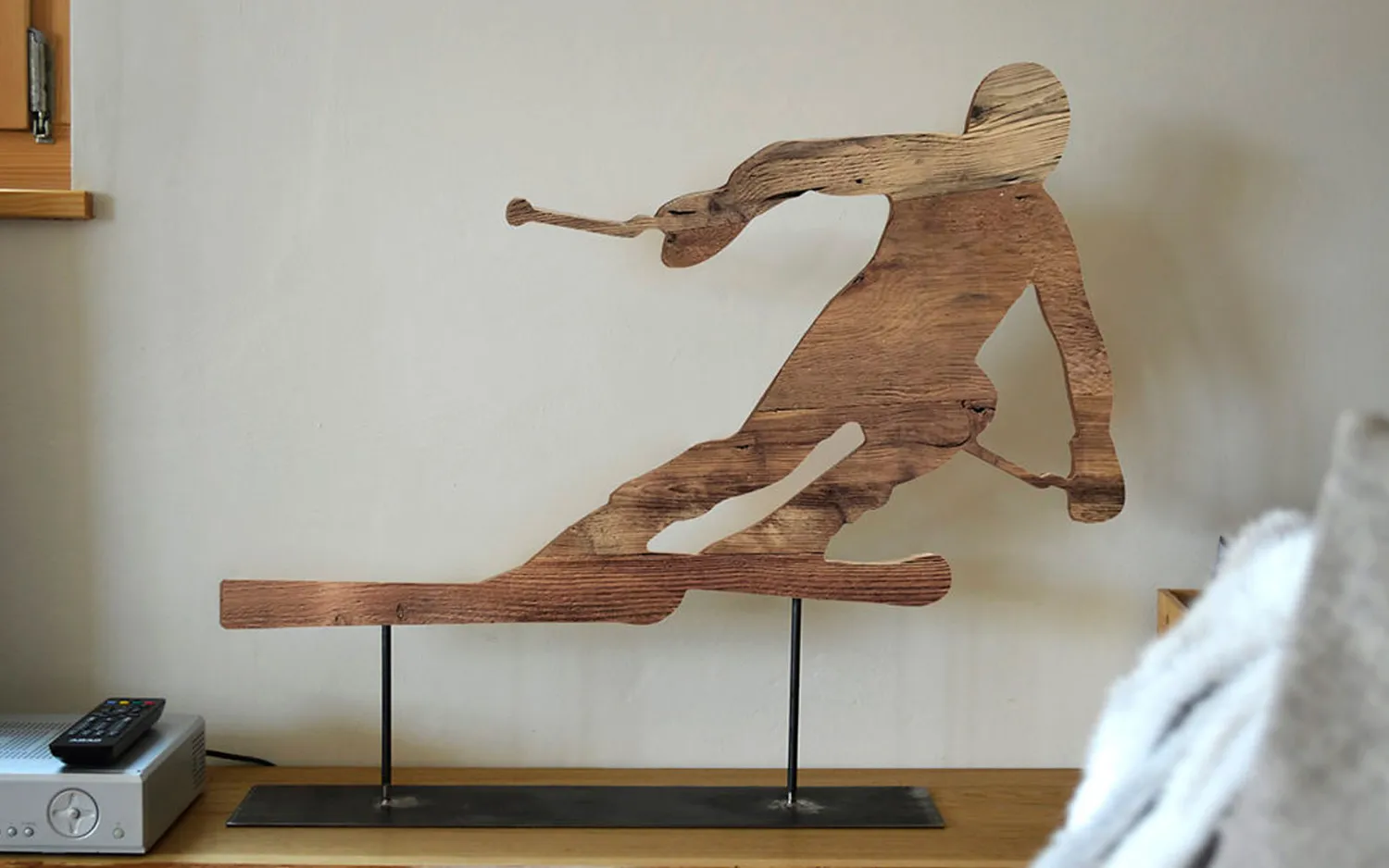 alpina design Gigantista Base Skulptur Eisen Slalom