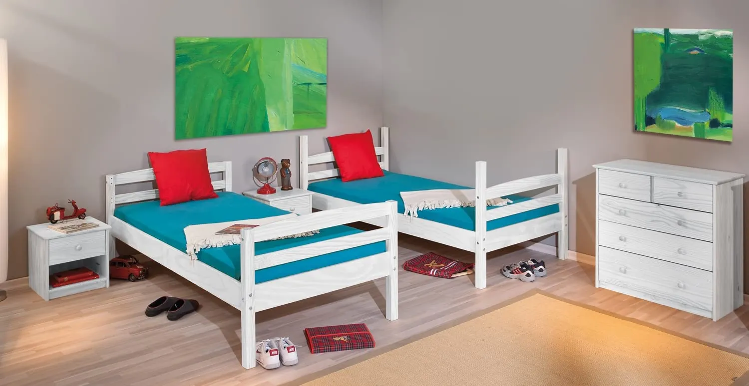 Inter Link Annika Etagenbett 90x200 cm weiß teilbar