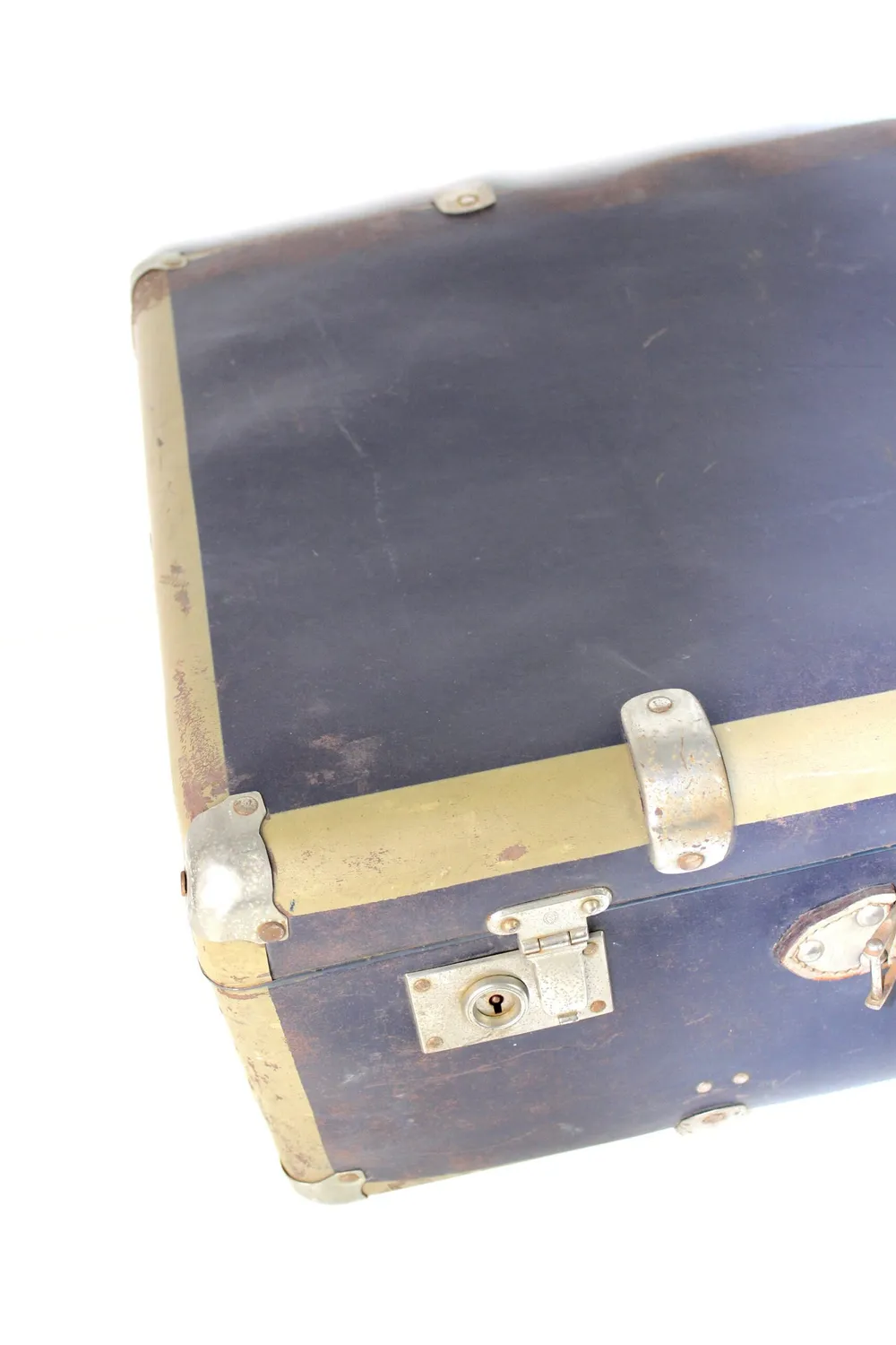 Mon Ami(e) Vintage Koffer blau Vintage-Koffer 70,5 cm Shabby-Charm