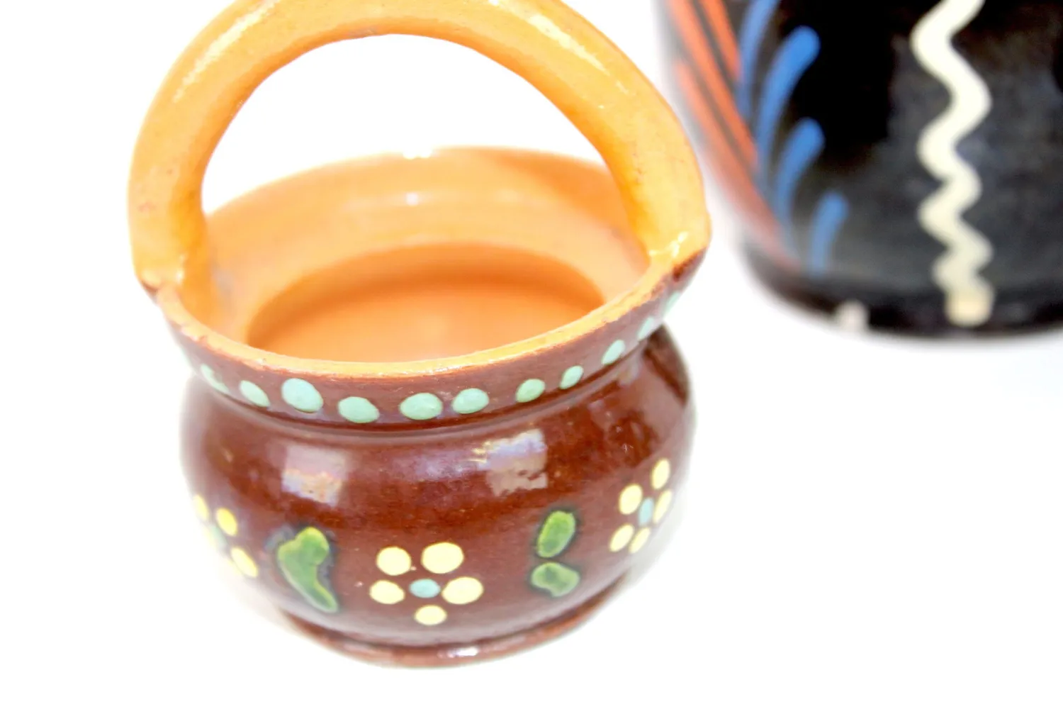 Mon Ami(e) Vintage Keramik-Set 3-teilig Krug Kännchen Topf