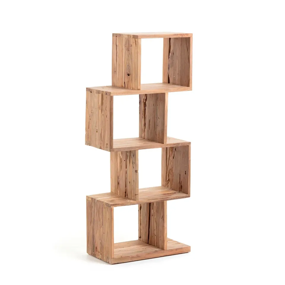 Kave Home Aroba Standregal 55x132 Teak recycelt natur