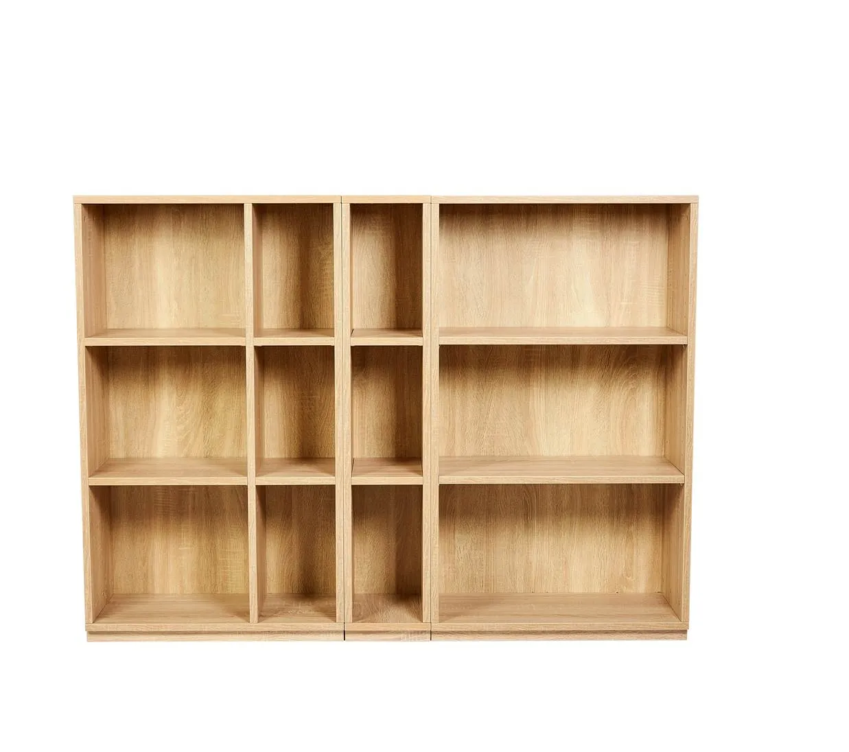 Kundler Home Der Bücherfreund Regal Eiche mit Rückwand