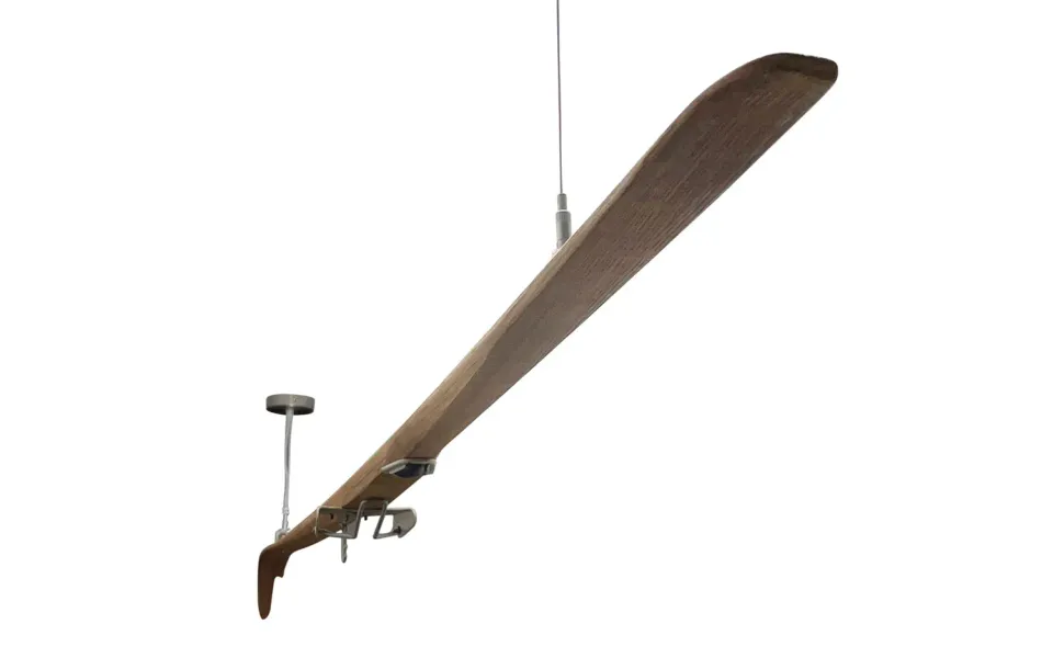 alpina design Luce d’alpeggio Hängelampe Holzski