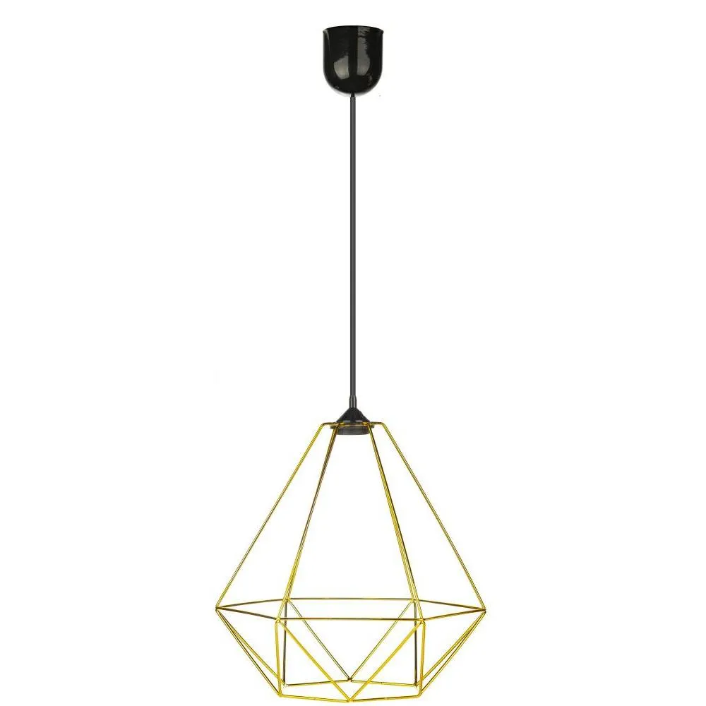 HOWHOMELY Paris Diamond Hängelampe Draht Industrial