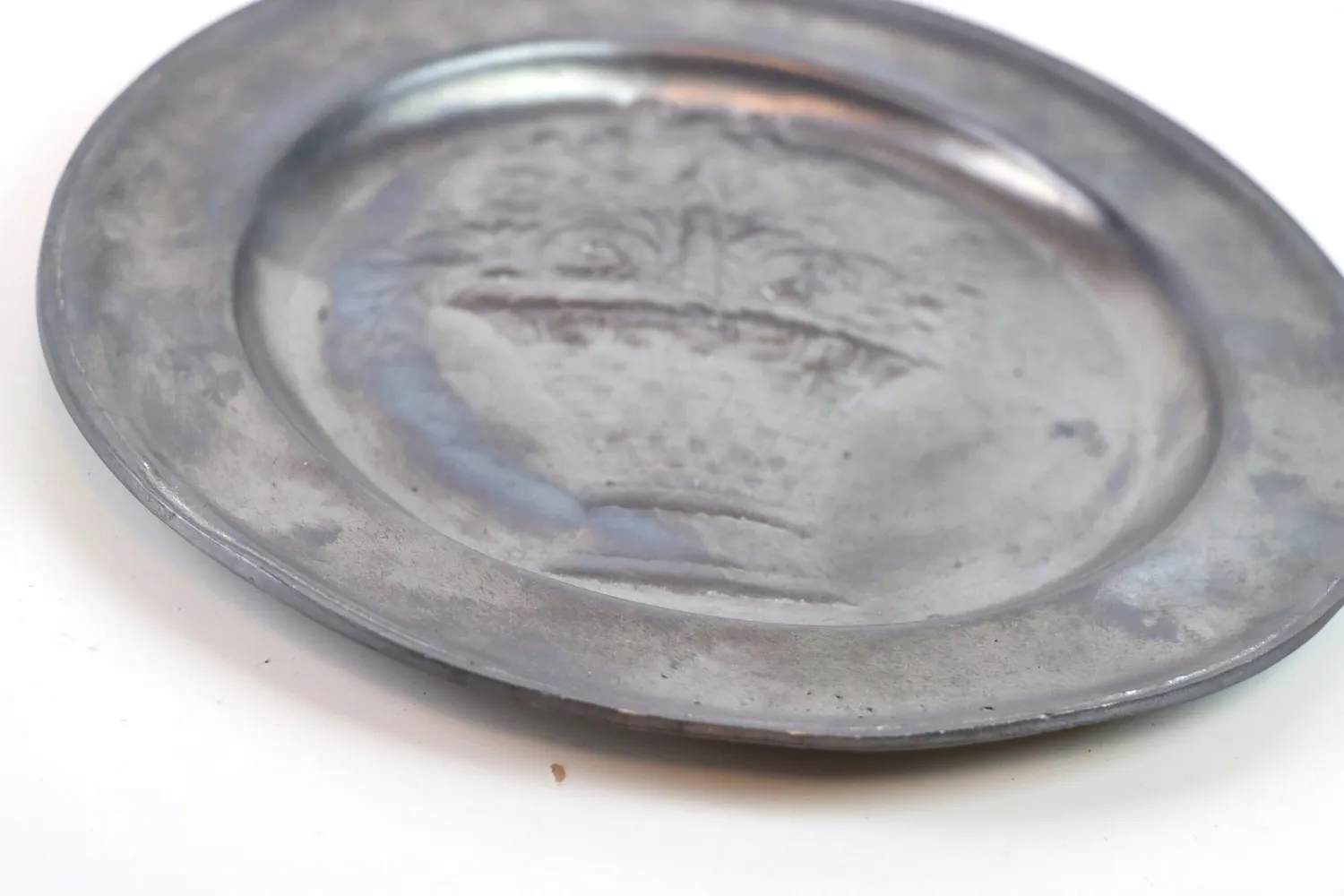 Mon Ami(e) Vintage Zinnteller Zinn Wandteller