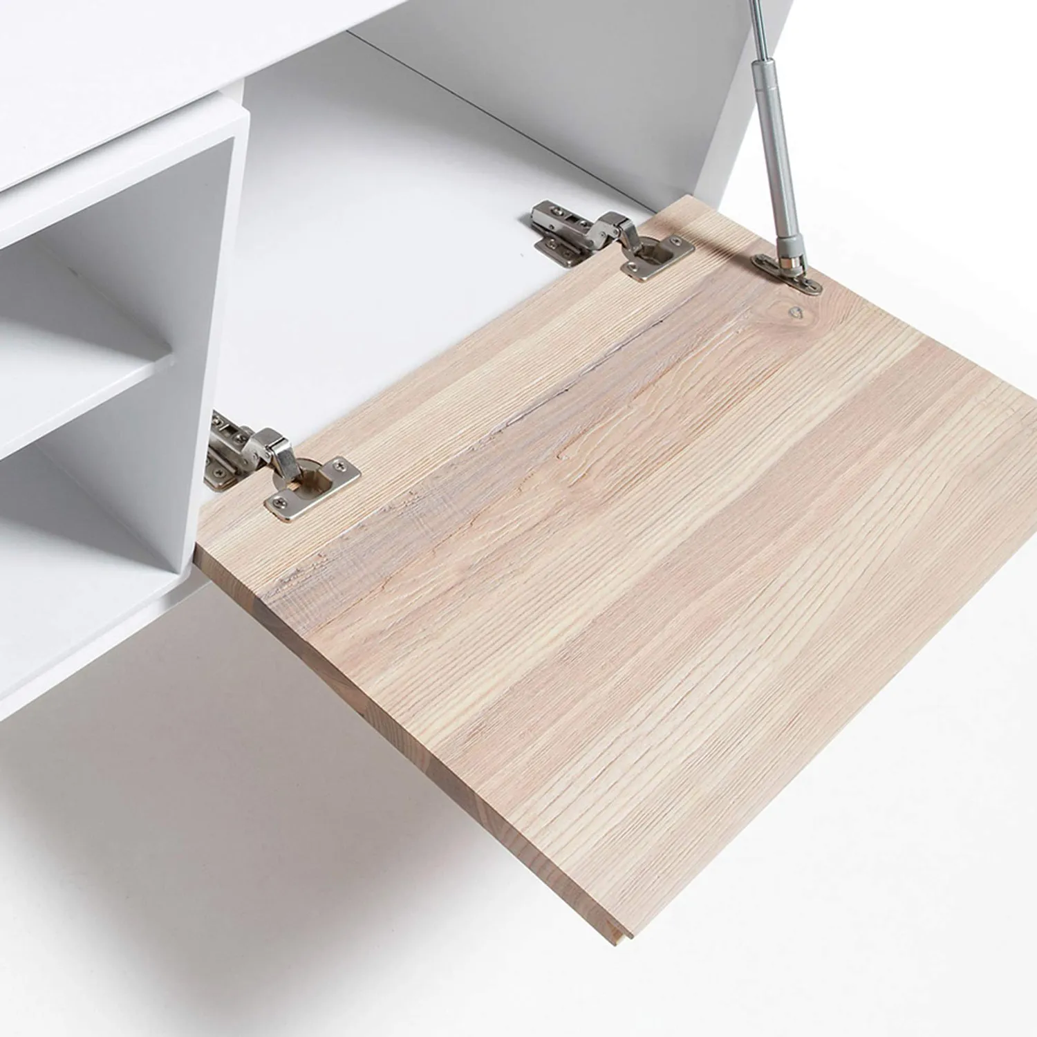 Kave Home Eunice TV-Lowboard weiß Holz