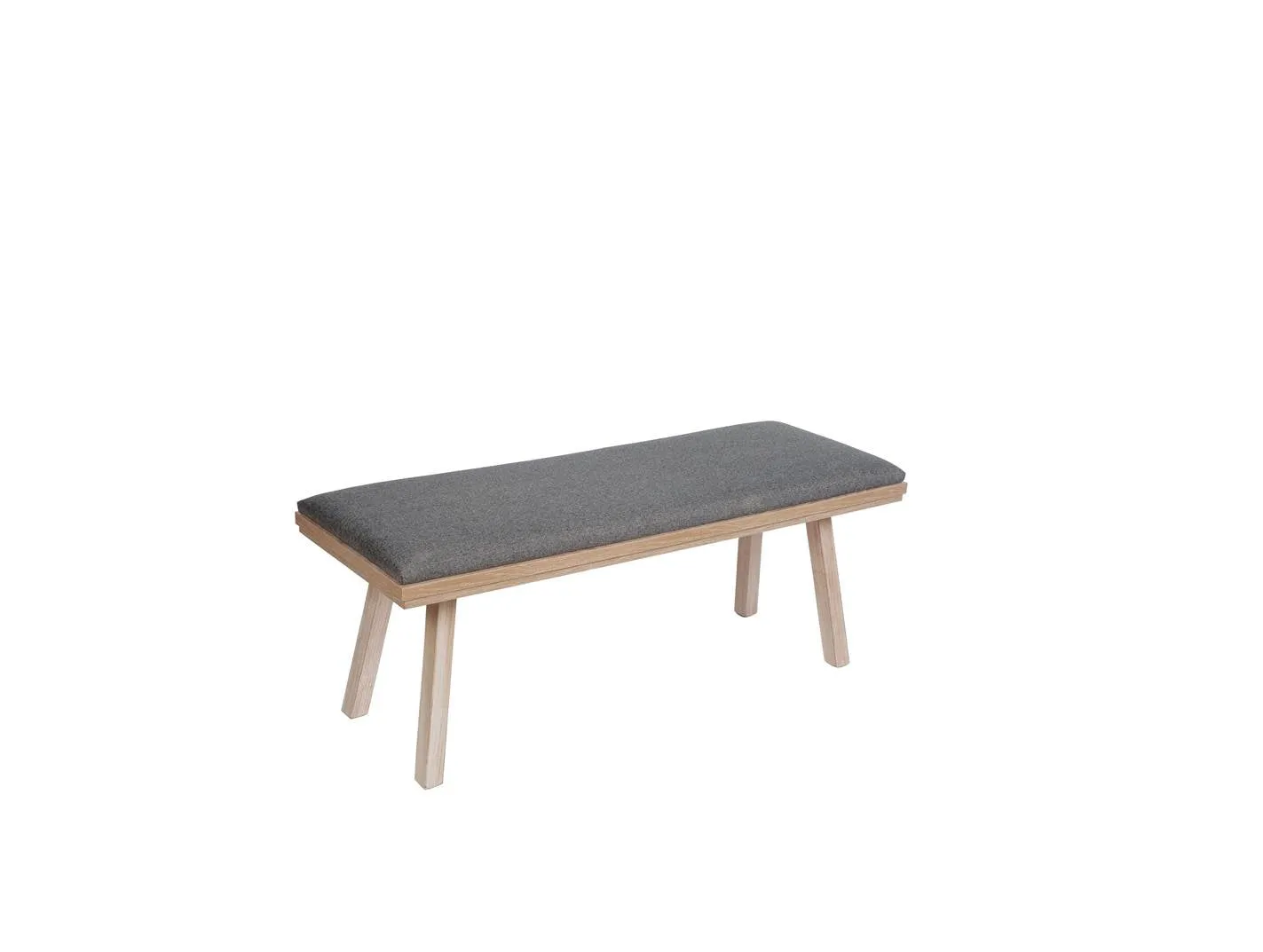 Kundler Home Die Zeitlose Sitzbank 125cm mit Lehne