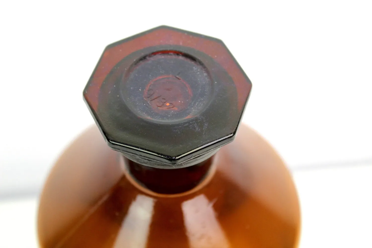 Mon Ami(e) Vintage Apothekerflasche 1 Liter braun Glas antik