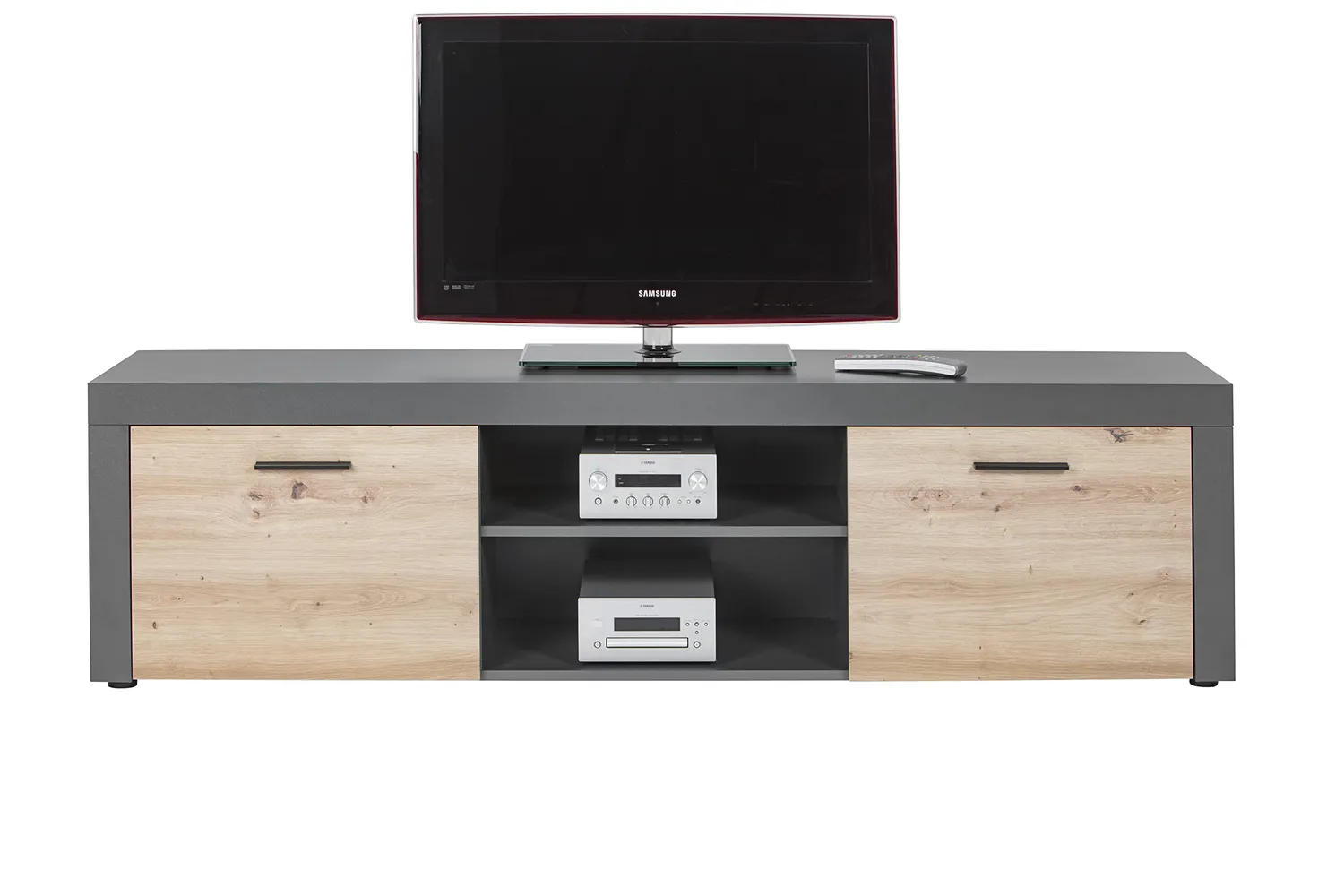 Inter Link Corbeto TV-Kommode Eiche Anthrazit