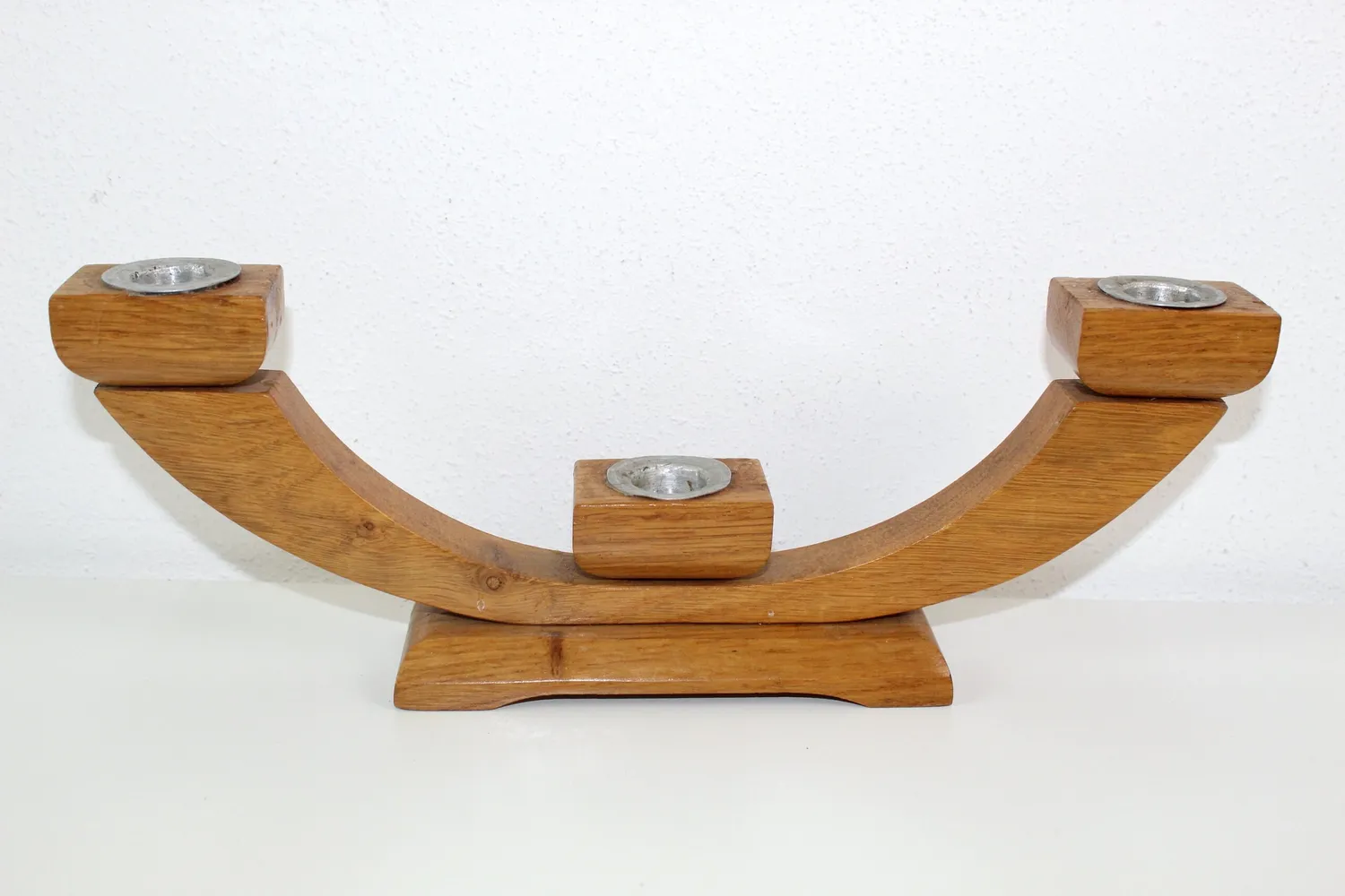 Mon Ami(e) Vintage Kerzenständer Holz 3-flammig 33 cm