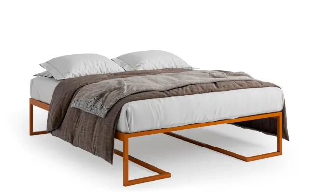 alpina design Gliun Bett Metallgestell minimalistisch
