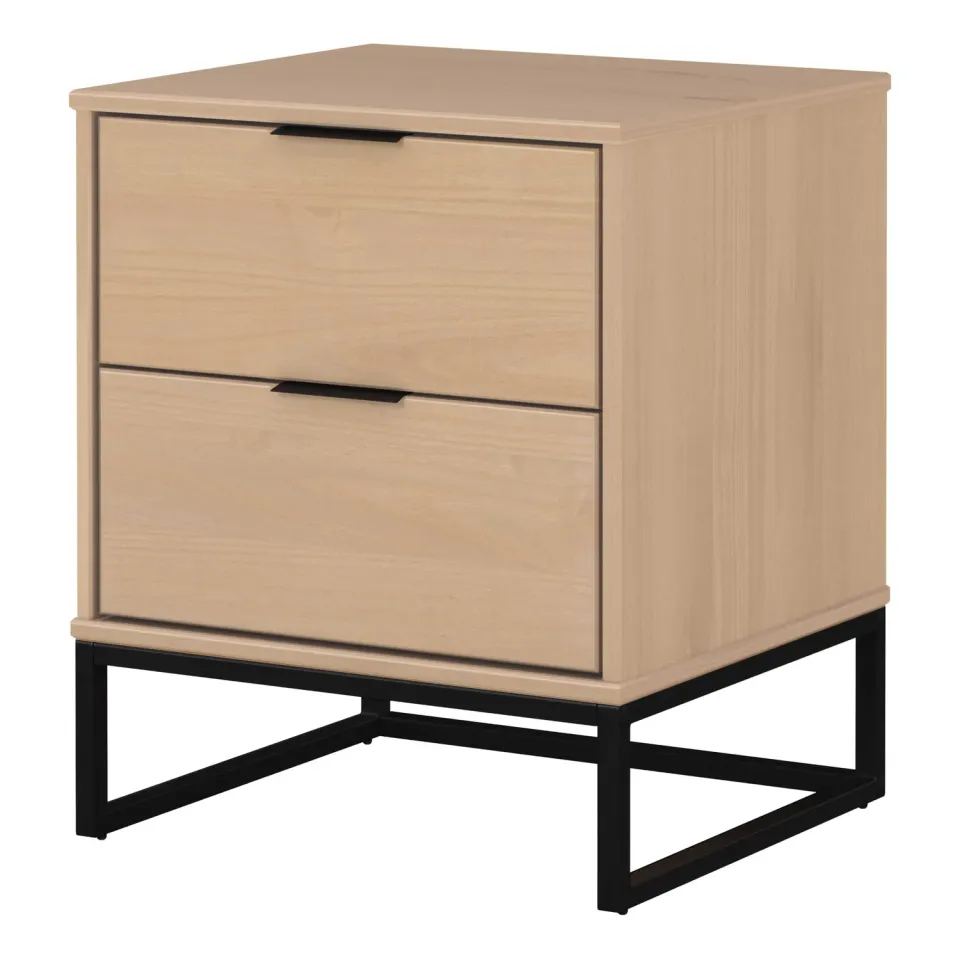Inter Link Beistelltisch 2 Schubladen Holzoptik 50 cm