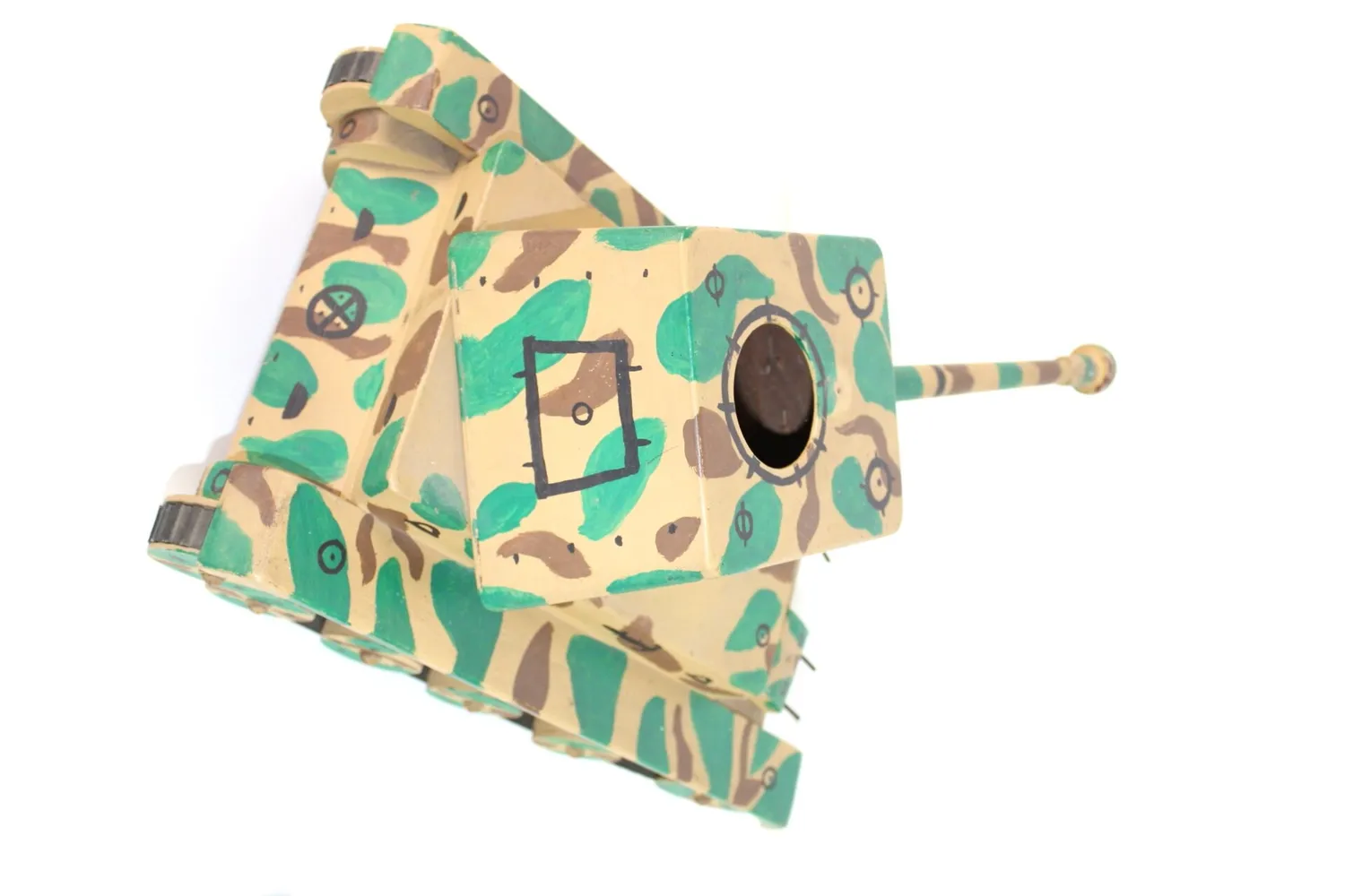 Mon Ami(e) Vintage Vintage Panzer Holzspielzeug