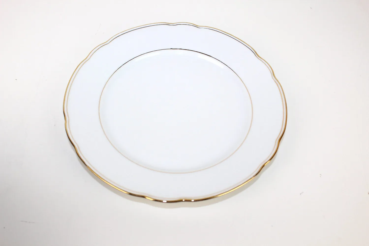 Mon Ami(e) Vintage Essteller Goldrand 24 cm Porzellan