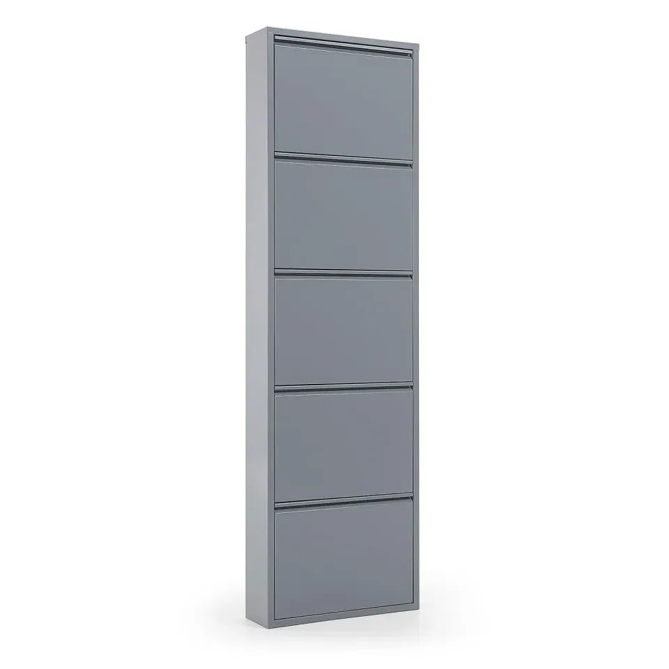 Kave Home 8,43E+12 Schuhschrank 5 Fächer grau