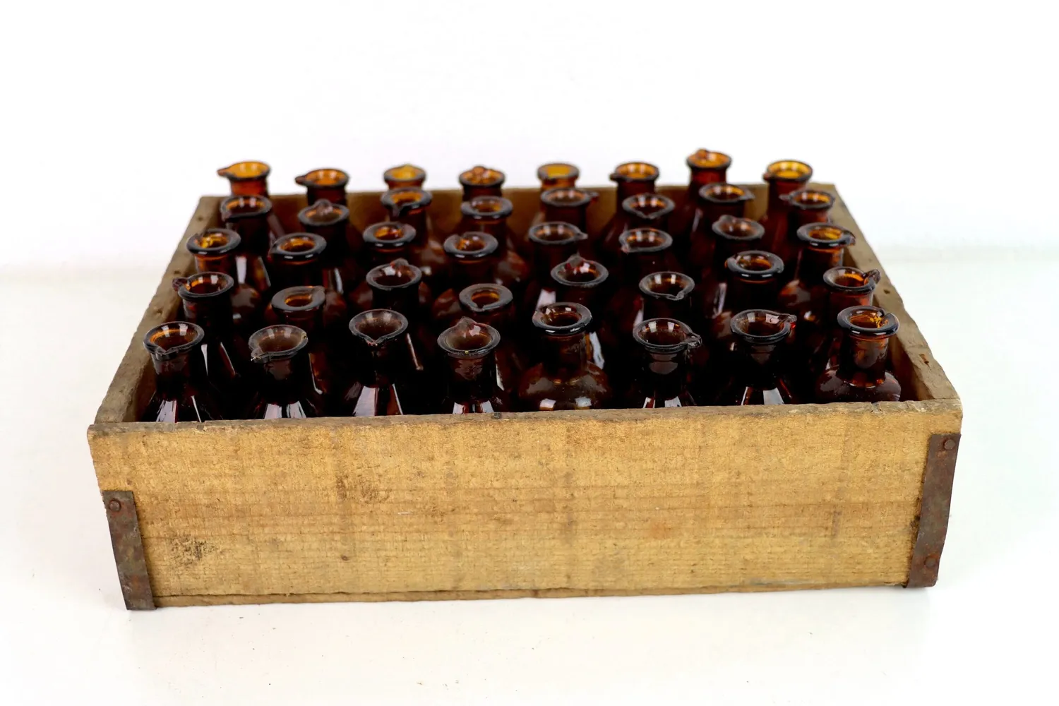 Mon Ami(e) Vintage Apothekerflasche, klein, 8,5 cm, Glasvase