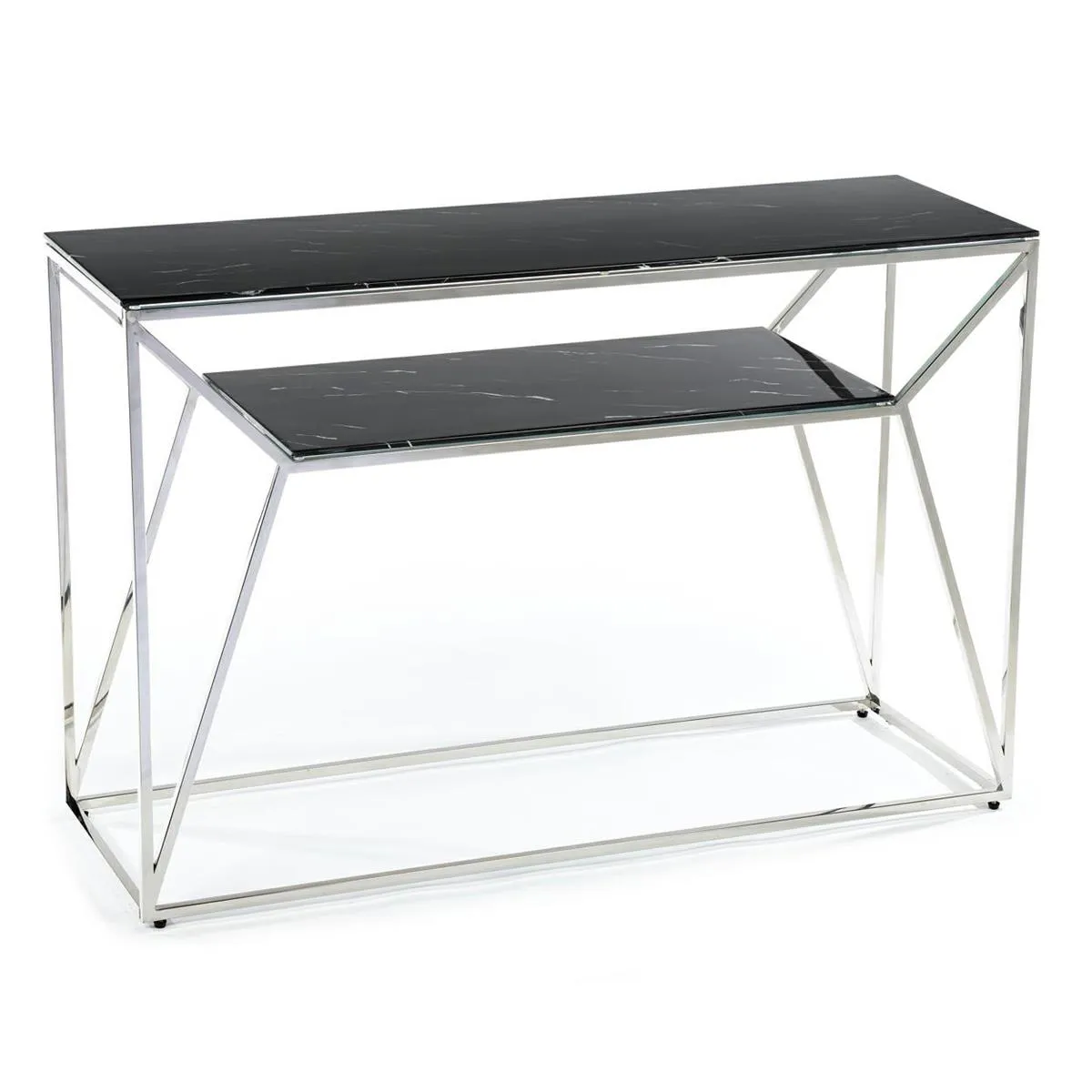 HOWHOMELY Farasin Sideboard Glas 120 cm