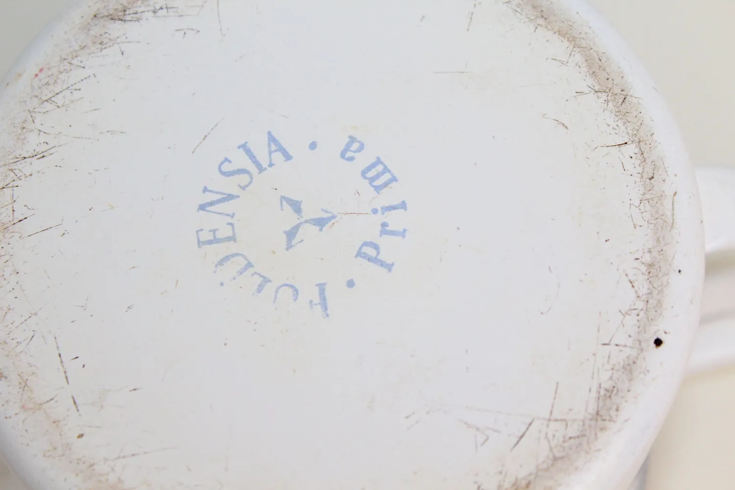 Mon Ami(e) Vintage Vintage Milchtopf mit Literskala Blumenmotiv