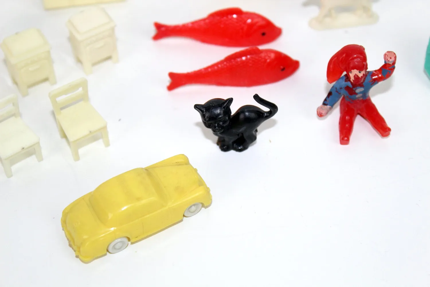 Mon Ami(e) Vintage Margarinefiguren Kunststoff 15 Stück