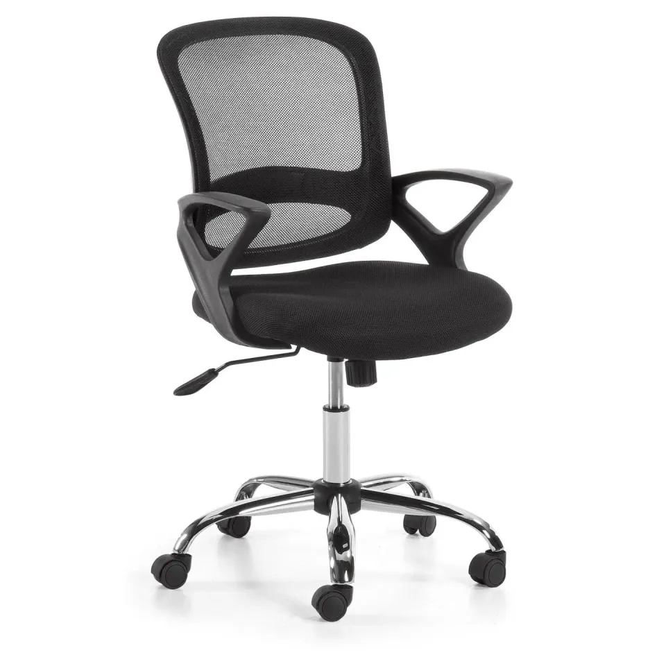 Kave Home Drawer Tangier Bürostuhl Mesh Grau