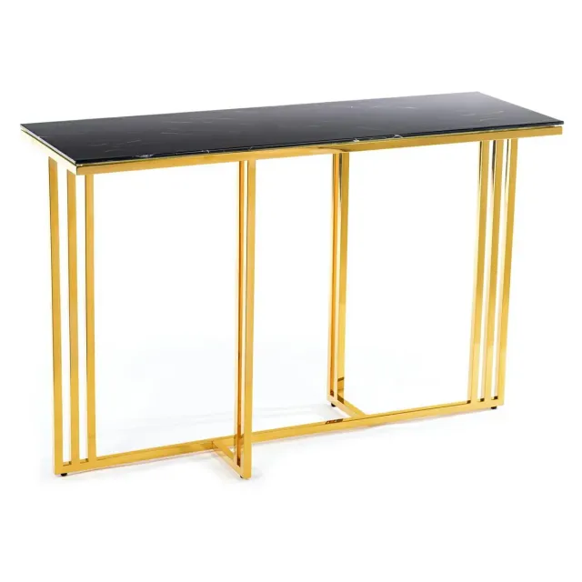HOWHOMELY Amagat Sideboard Glas 120 cm