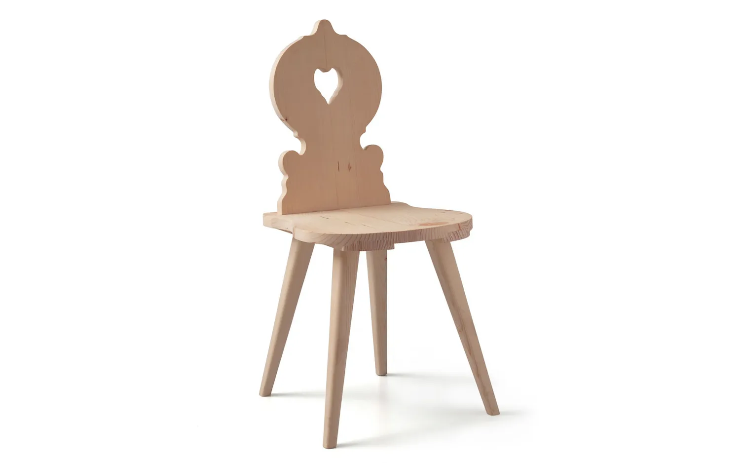 alpina design Engadina Holzstuhl aus Fichtenholz