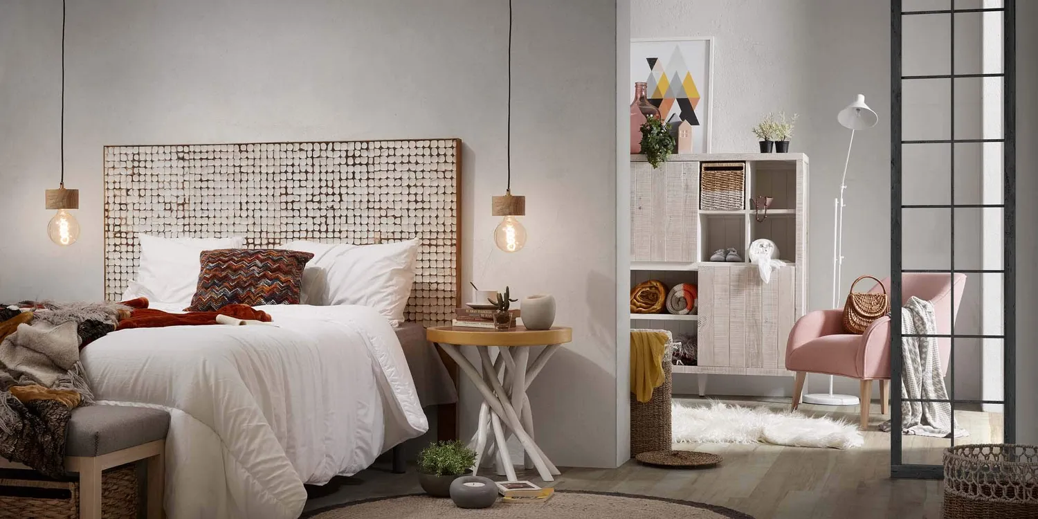 Kave Home Allie Pendelleuchte Mango E27 natur