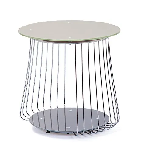 Inter Link Rivoli Couchtisch Glas Metall