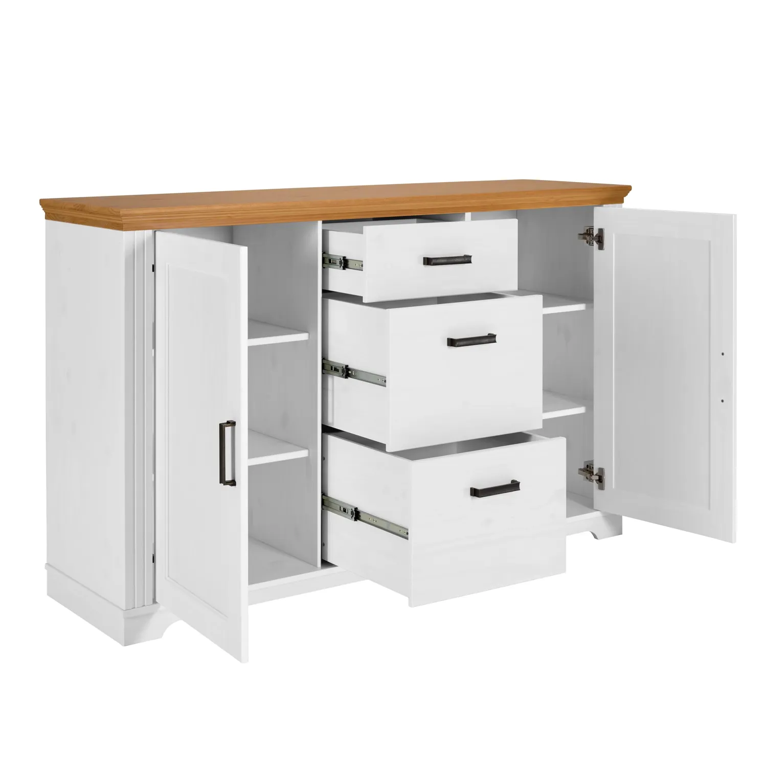 Inter Link Sideboard Kiefer massiv Kommode