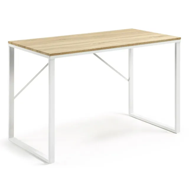 Kave Home Talbot Schreibtisch 120 x 60 cm Holz weiß