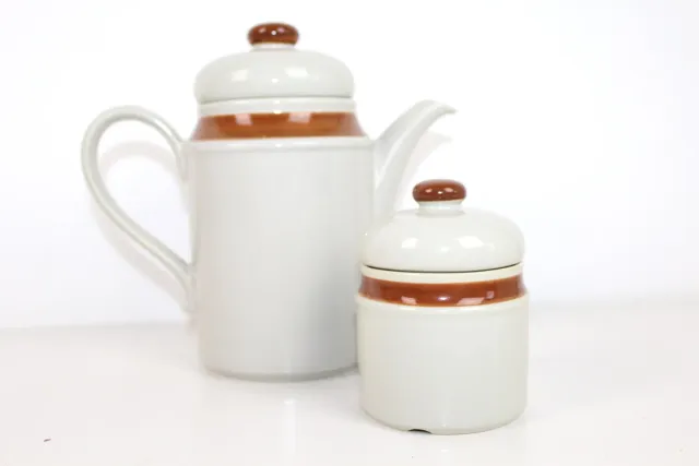 Mon Ami(e) Vintage Vintage Kaffeekanne mit Zuckerdose Kaffeeset 2-teilig