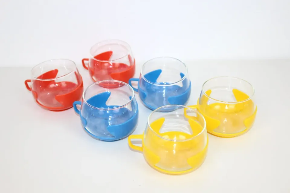 Mon Ami(e) Vintage Gläser 6er-Set mit Griff 7cm
