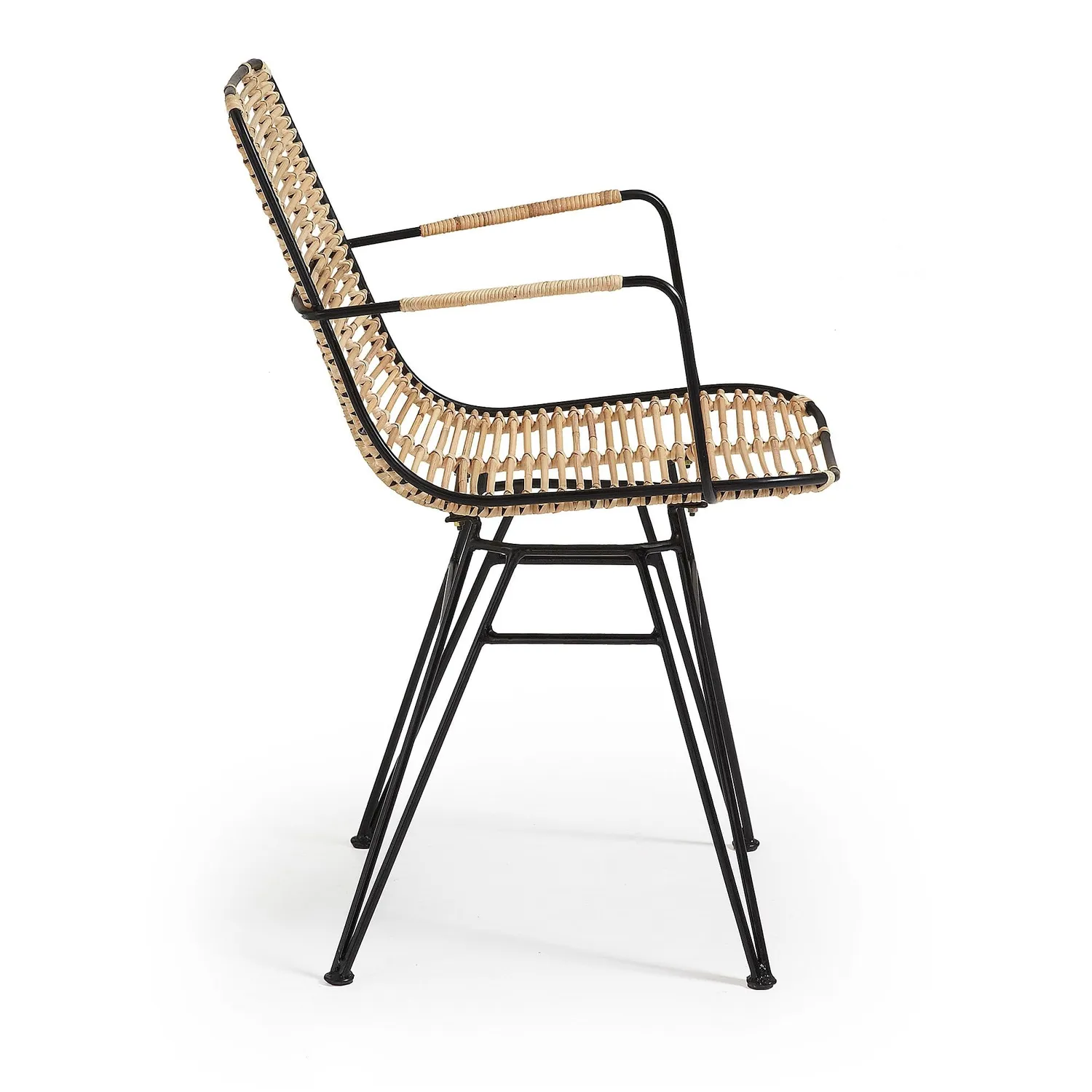 Kave Home Tishana Esszimmerstuhl Rattan