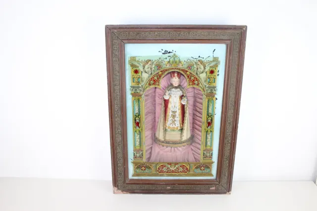 Mon Ami(e) Vintage Madonna Schaukasten Holzrahmen 65,2 cm