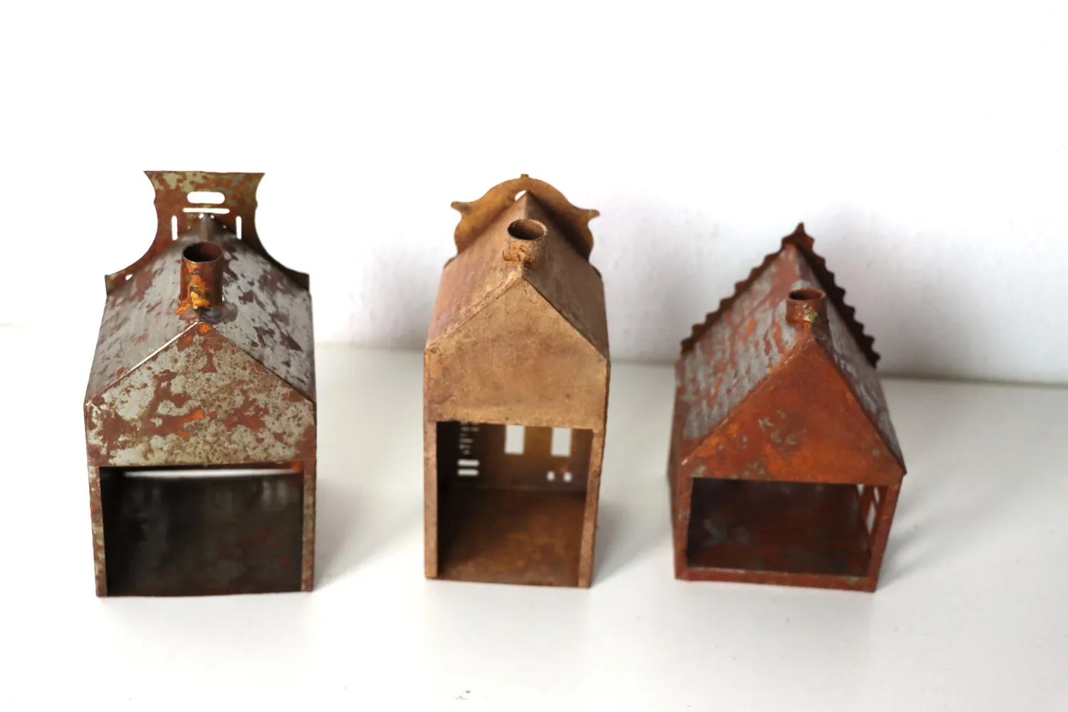 Mon Ami(e) Vintage Holland-Häuser „Amsterdam“ aus Metall 3er Set