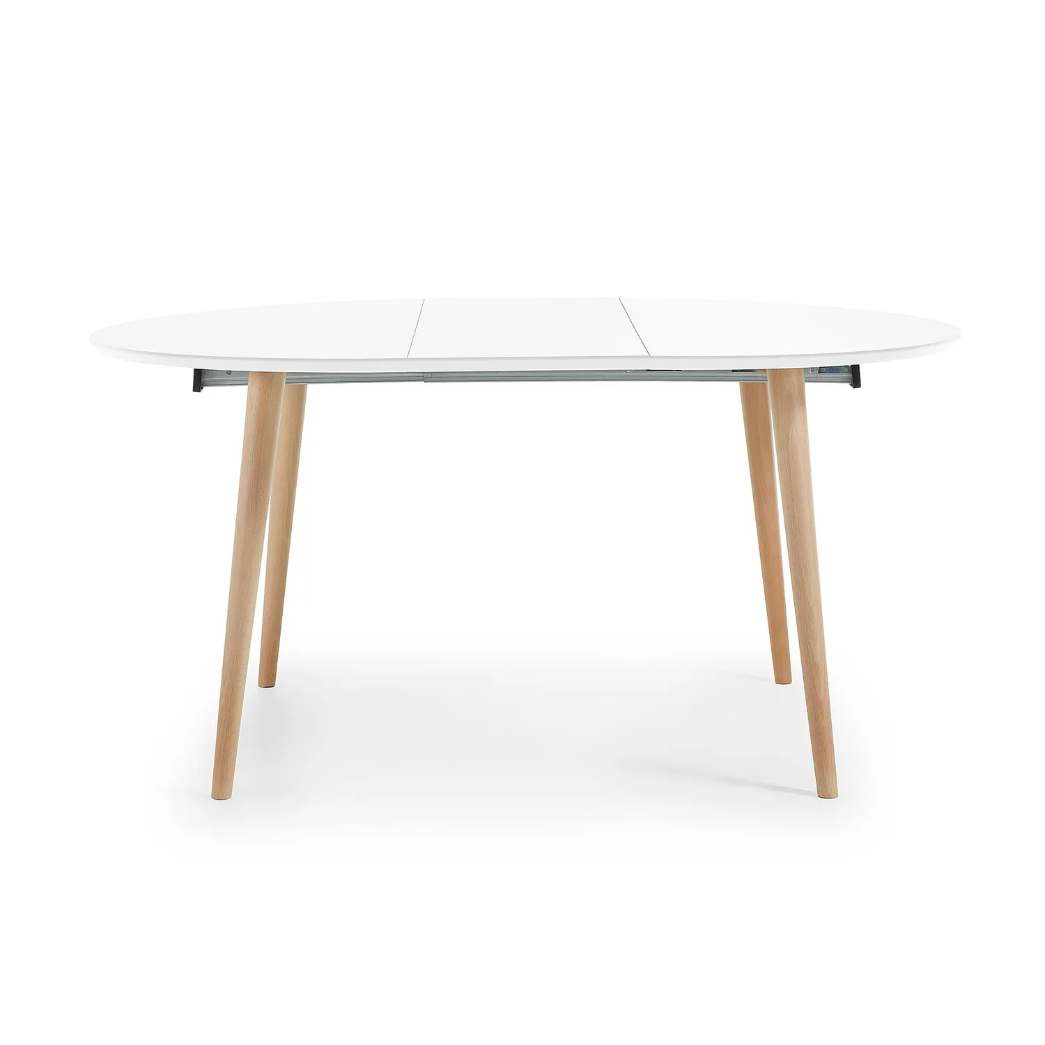 Kave Home Oqui Ausziehtisch weiss 120-200 cm ausziehbar