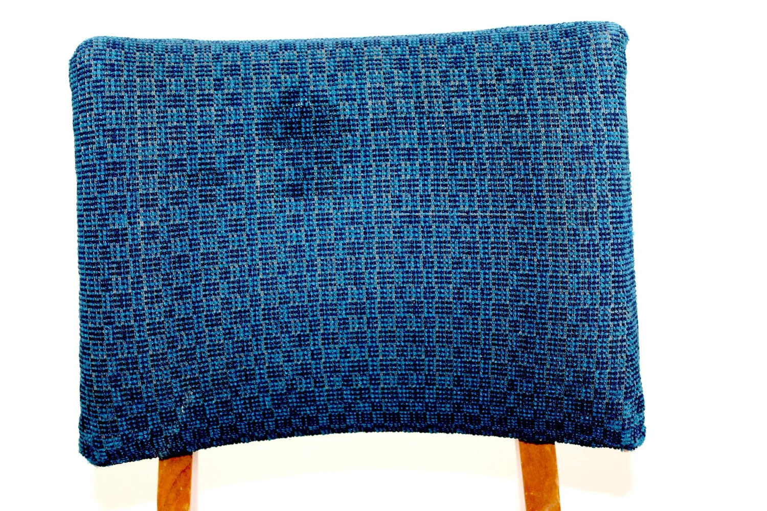 Mon Ami(e) Vintage Polsterstuhl Nr.2 Kirschbaum mit Blau Vintage