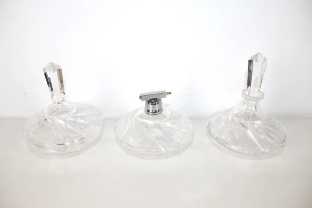 Mon Ami(e) Vintage Glas-Set für den Schminktisch 3-teilig Bleikristall