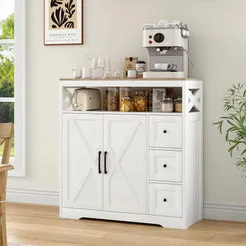 In And OutdoorMatch Sideboard Weiß 120x60x30 cm Holz