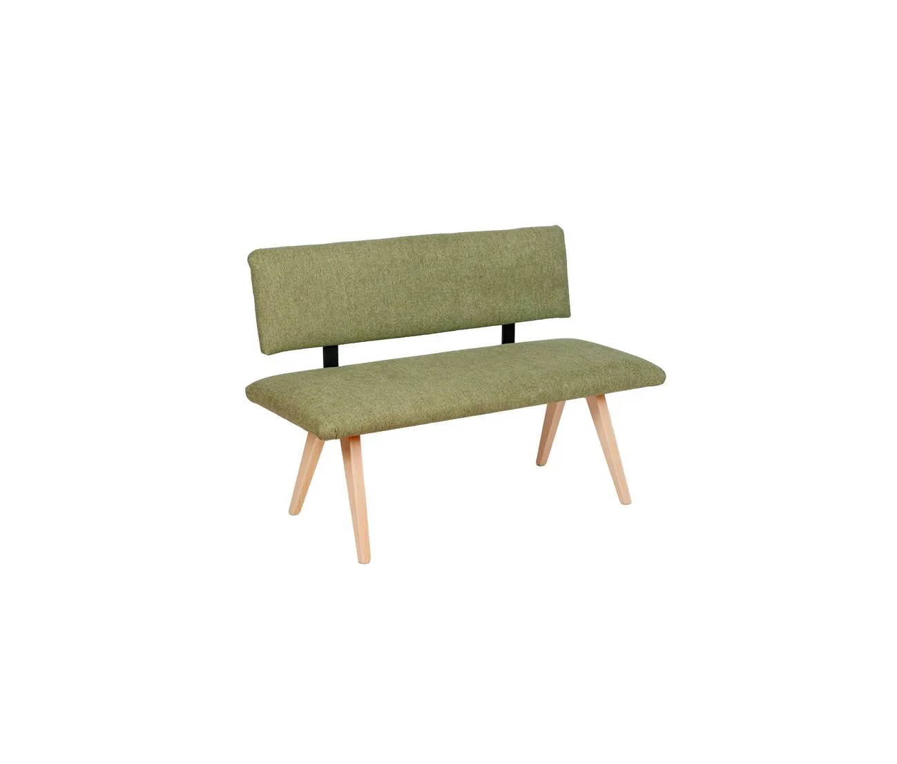 Kundler Home Die Natürliche Sitzbank 125 cm mit Lehne