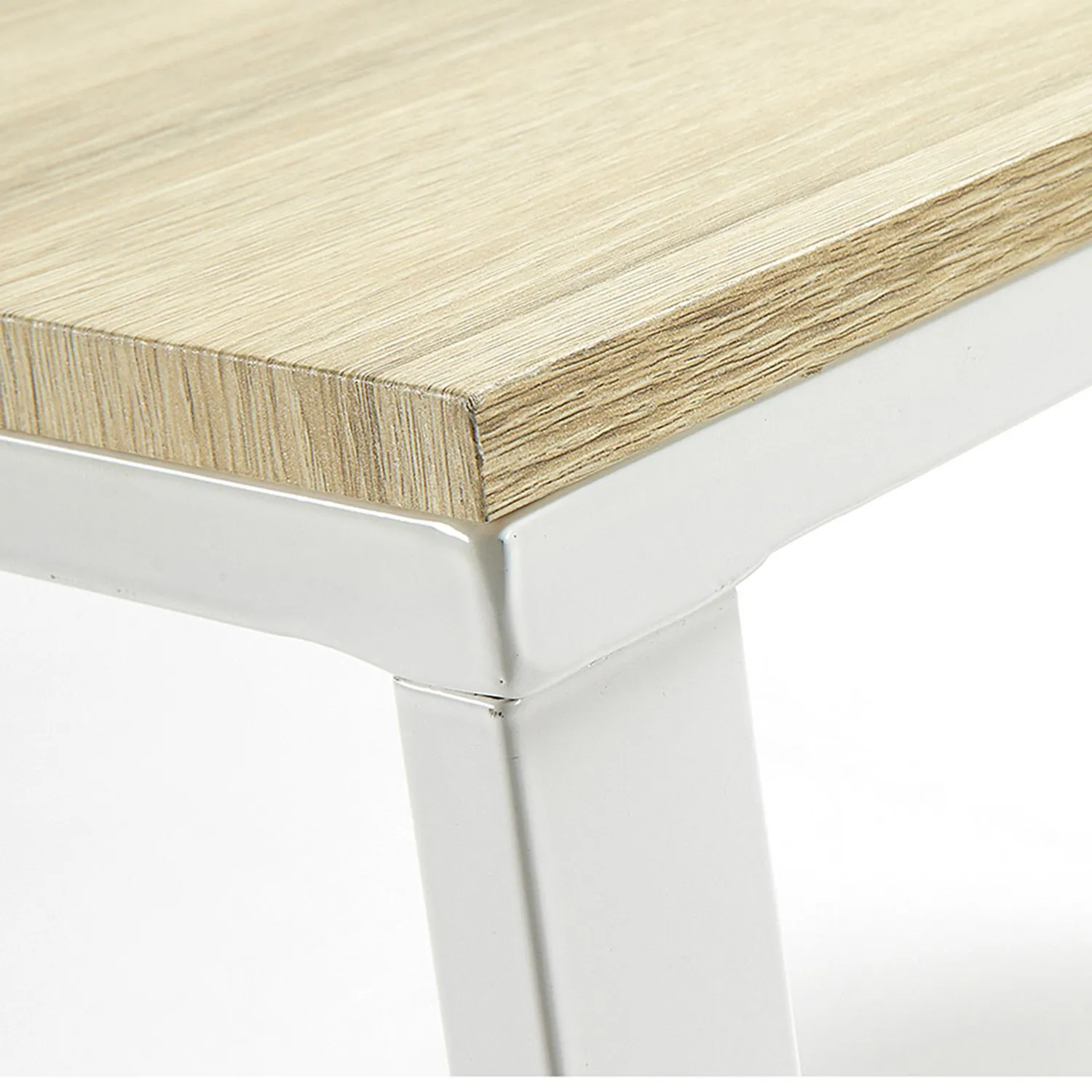 Kave Home Talbot Schreibtisch 120 x 60 cm Holz weiß