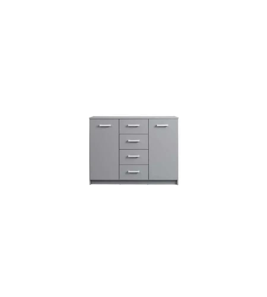 Inter Link Elenzio 2T4S Kommode 119 cm Grau