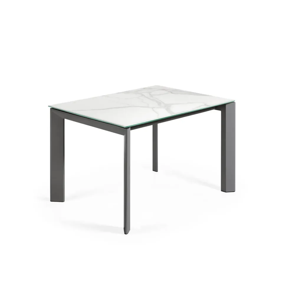 Kave Home 8,43E+12 Ausziehtisch weiß 120–180 cm KALOS