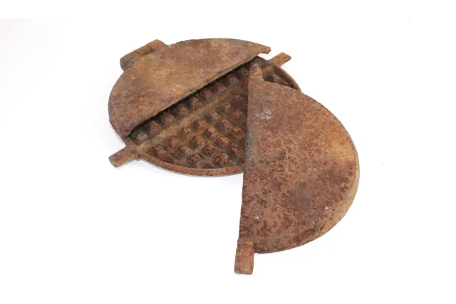 Mon Ami(e) Vintage Waffeleisen Gusseisen 24 cm schwer